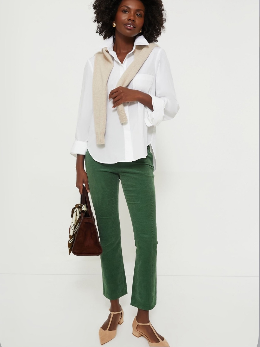 Tuckernuck Green Corduroy Ashford Pants Size M